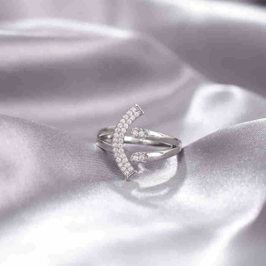 Wholesale Heavy Works Rings Time to Turn Cross Open Adjustable Ring